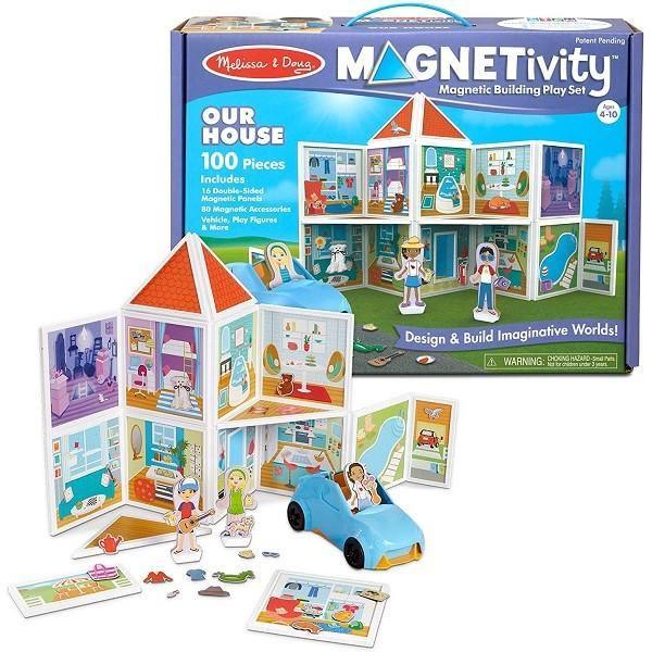 Melissa & Doug Magnetivity„¢ Magnetic Building Playset - Our House (Pre-Order)