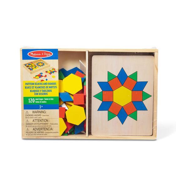 Melissa & Doug Pattern Blocks & Boards (Pre-Order)