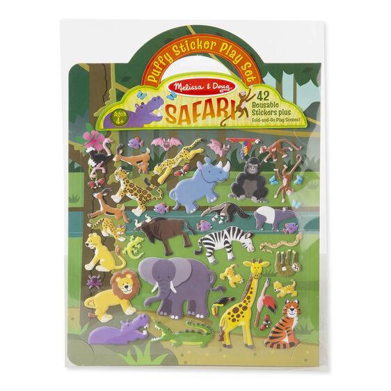 Melissa & Doug Puffy Sticker Set - Safari (Pre-Order)